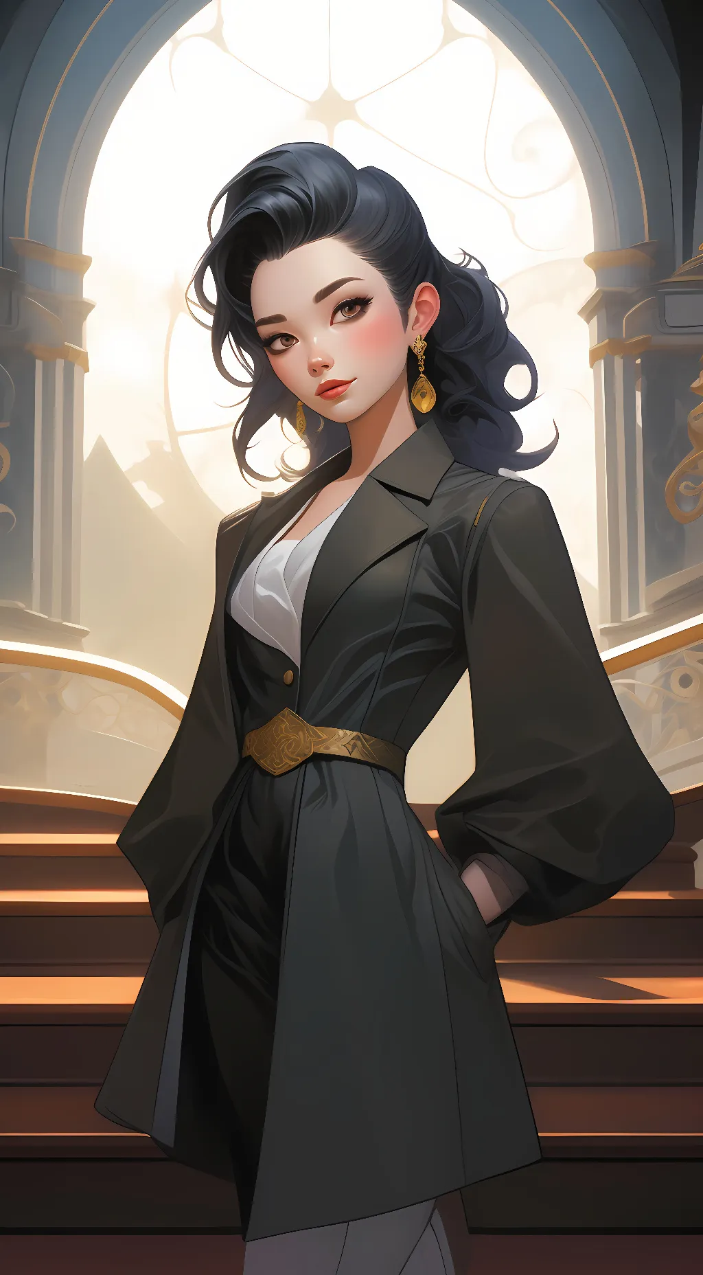 ai character: Luna Tang background