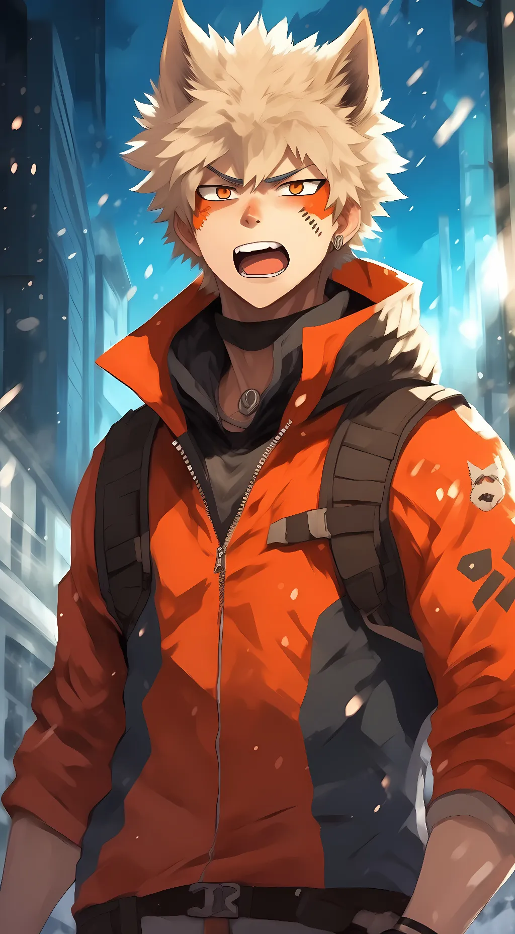 ai character: Bakugo background
