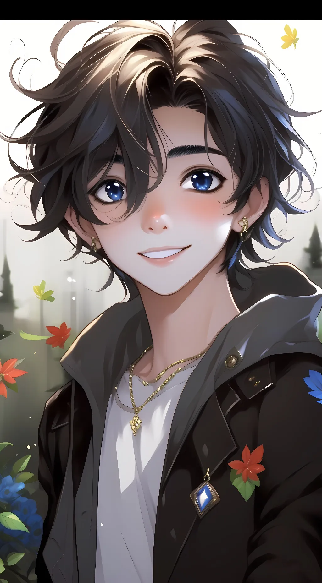 ai character: Leo  background