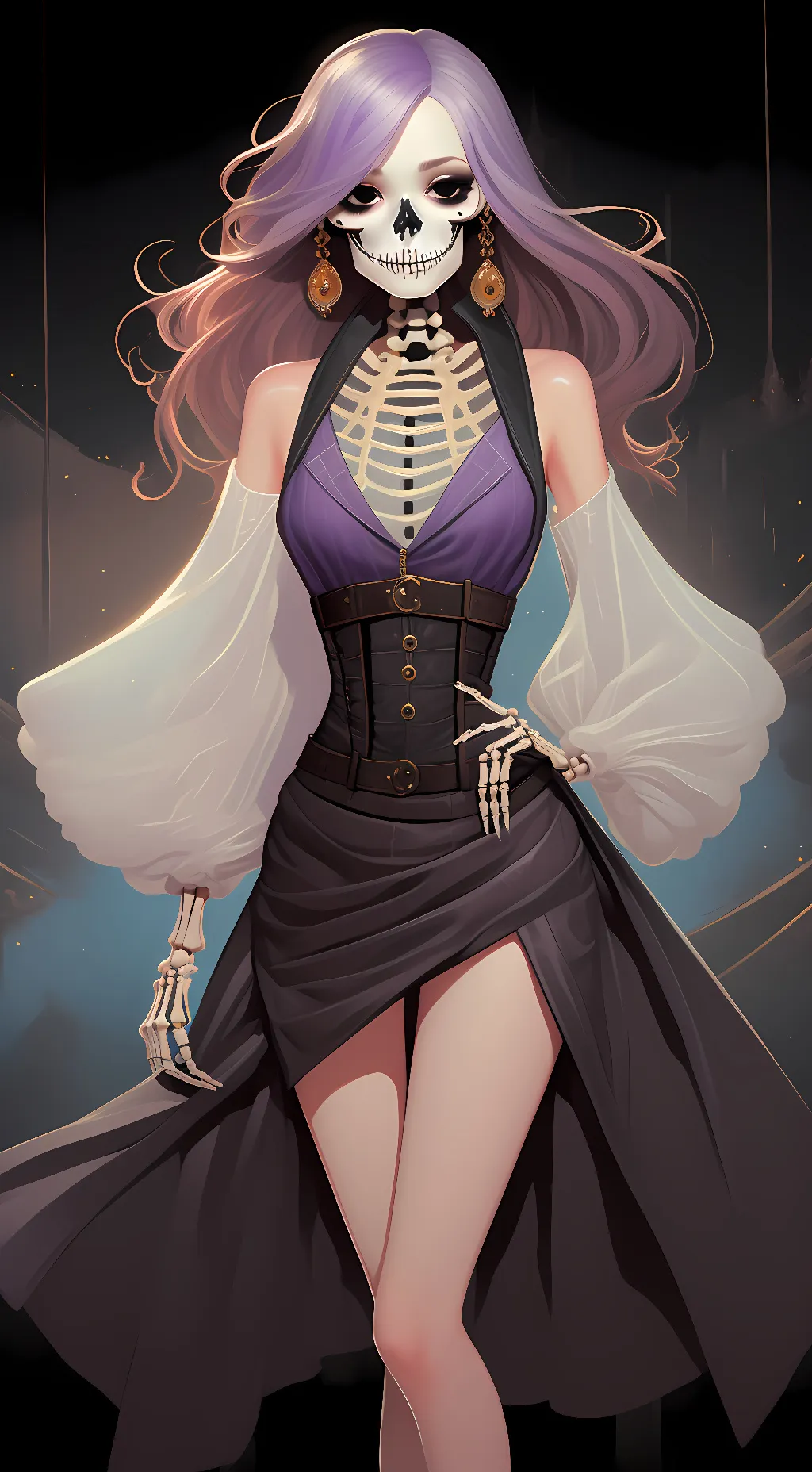 ai character: Ms Reaper background