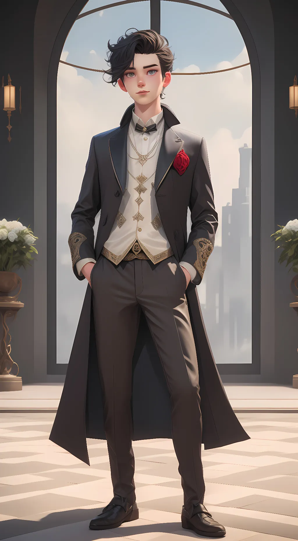 ai character: Jackie  background