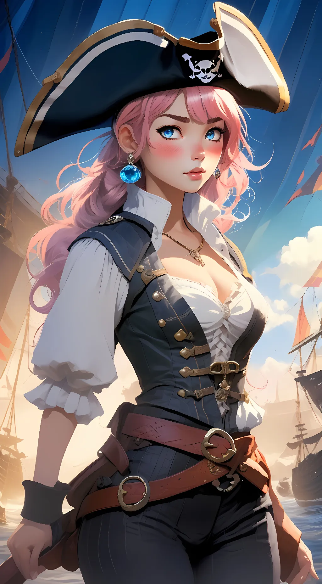 ai character: Marina  background