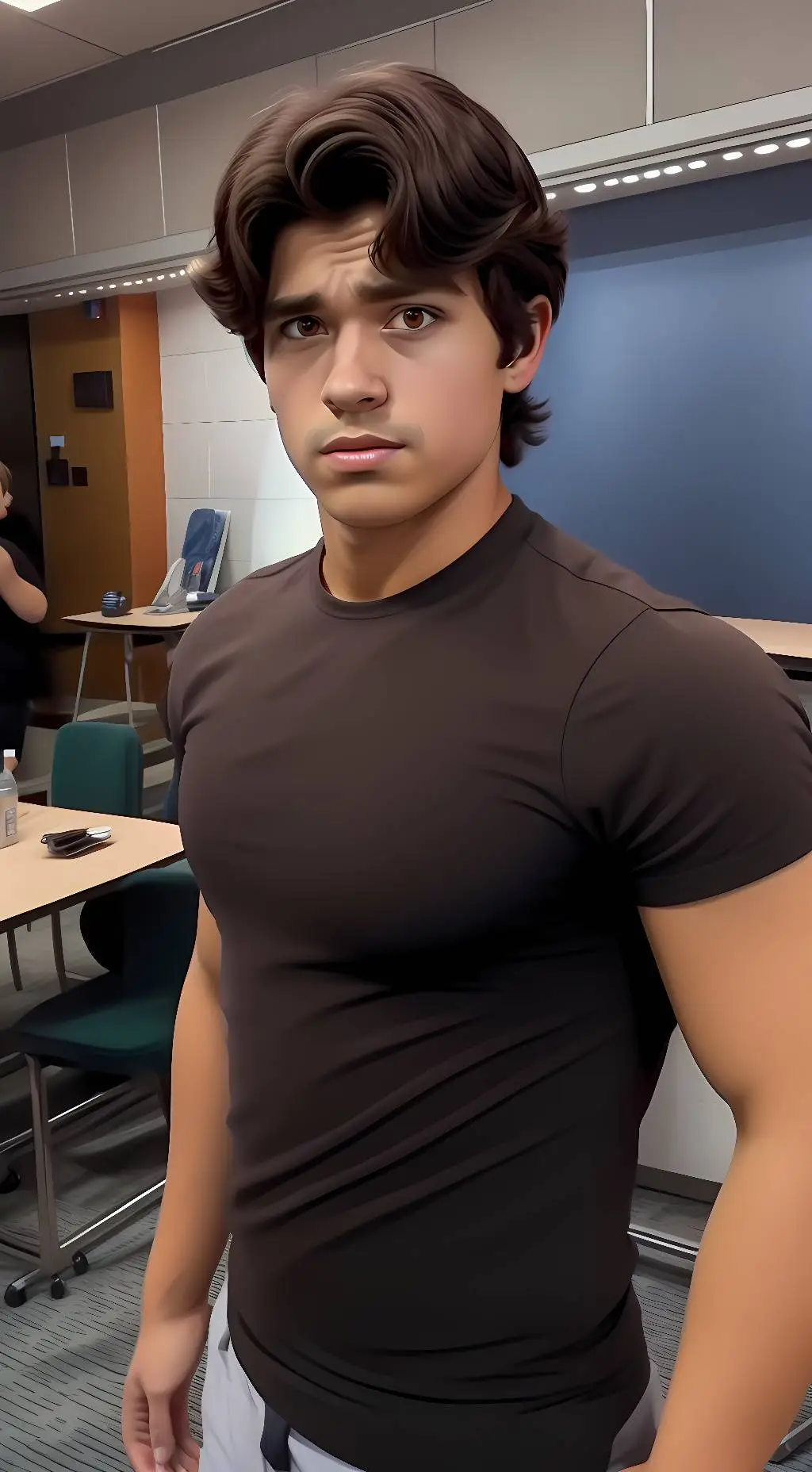 ai character: Carter Wegman background