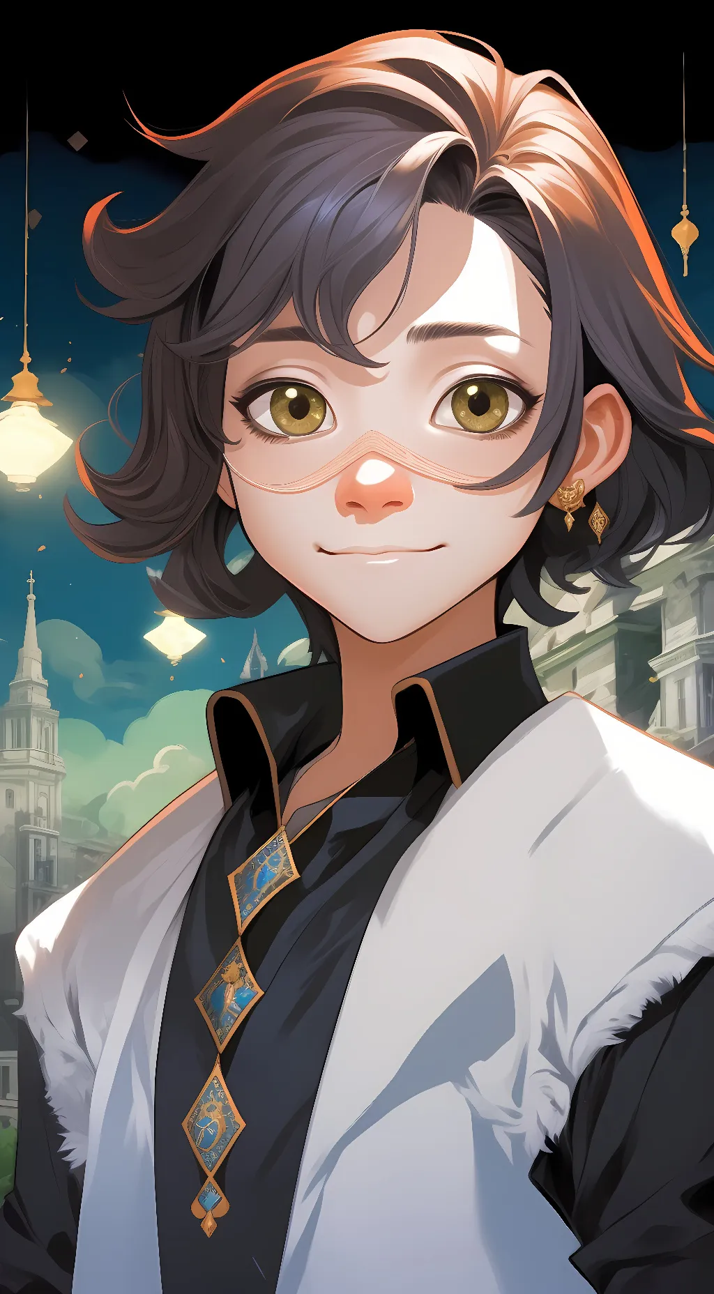 ai character: angel background