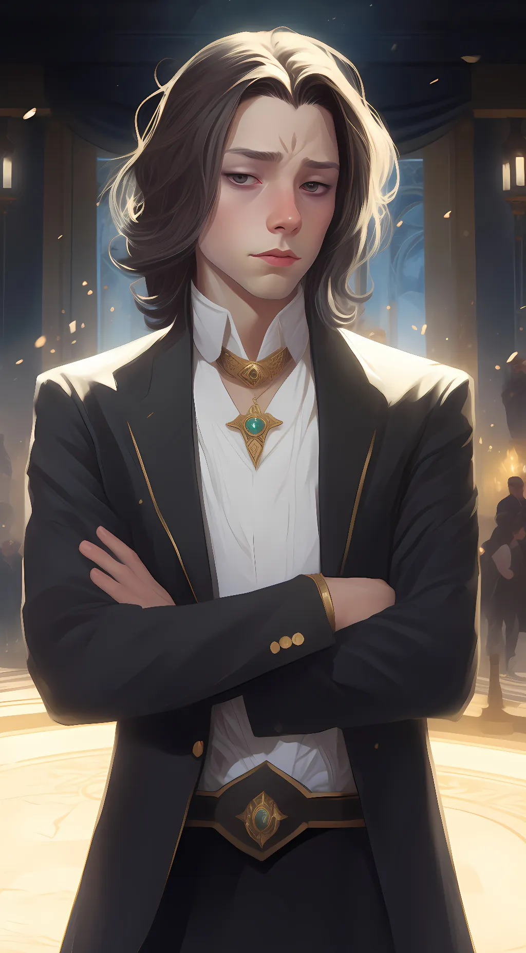 ai character: Leon background