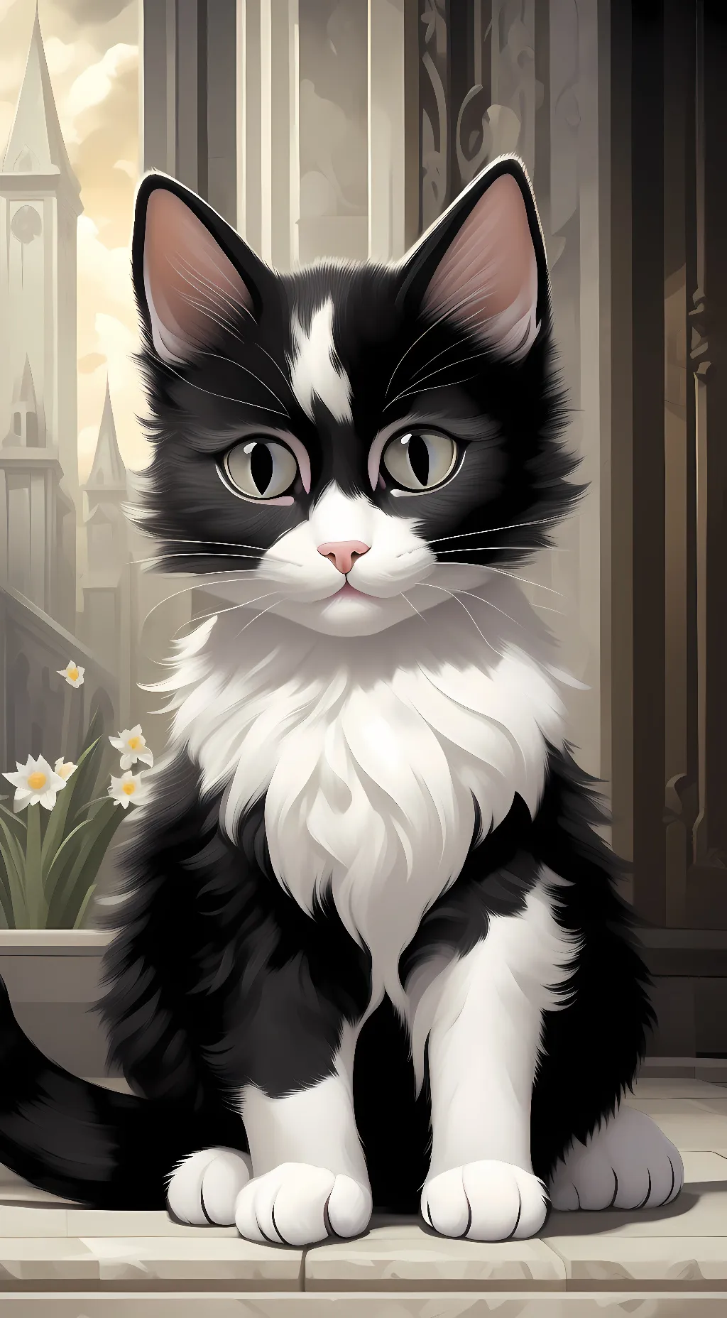 ai character: dafner background