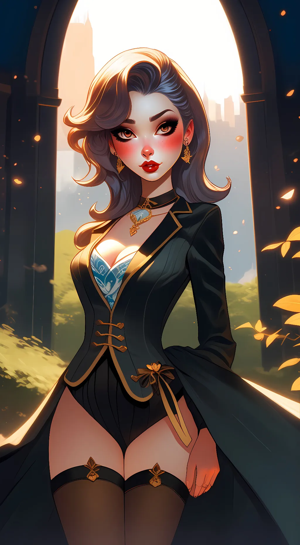 ai character: lily background