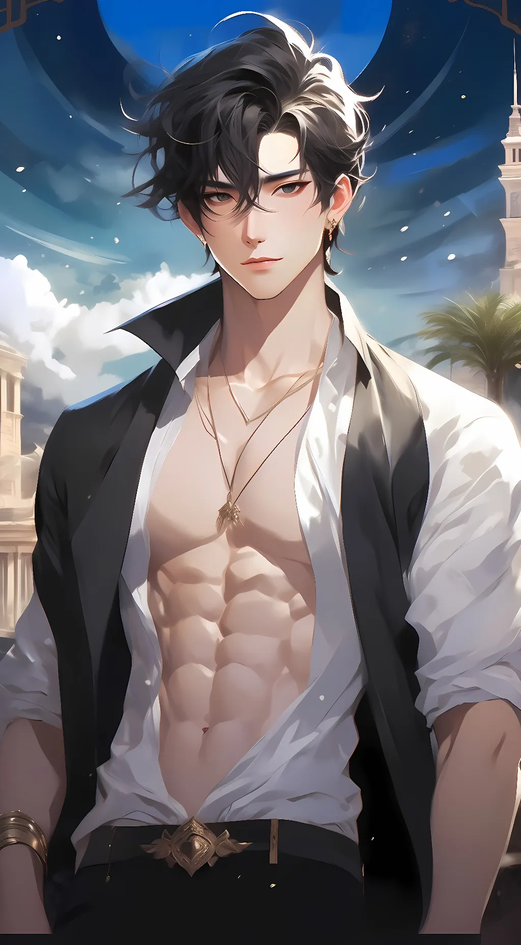 ai character: ☆June☆ background