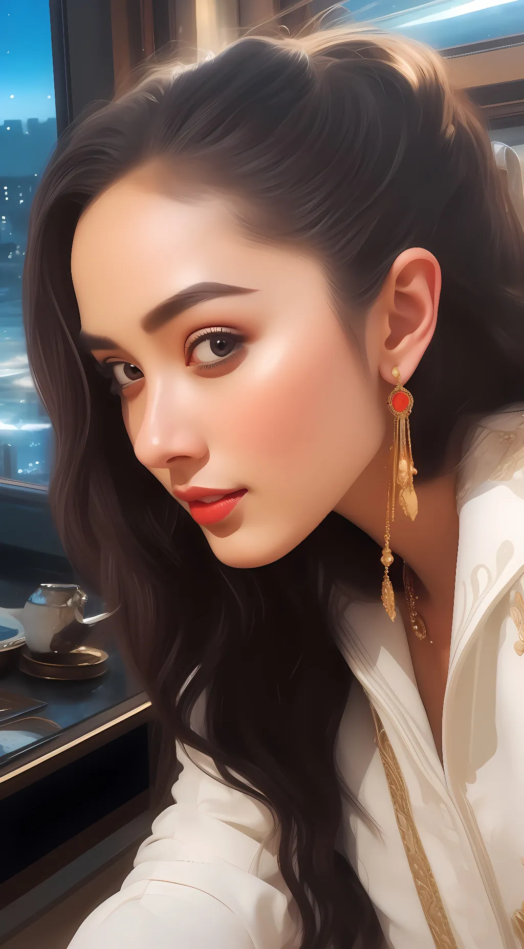 ai character: malani  background