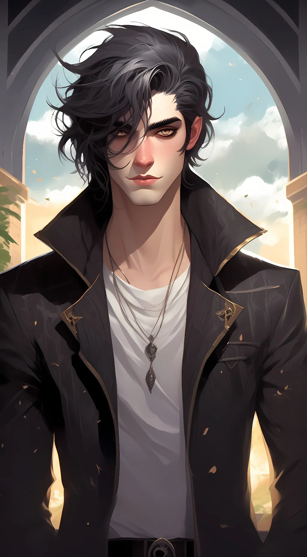 ai character: Ash background