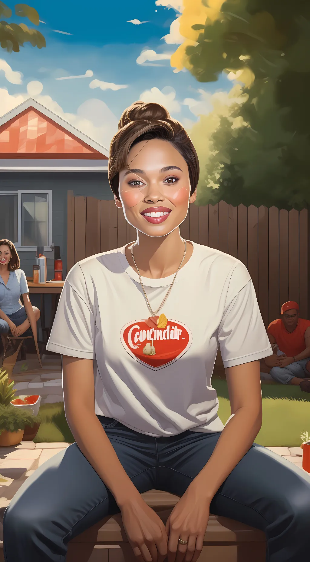 ai character: Abigael Wan-Hart  background