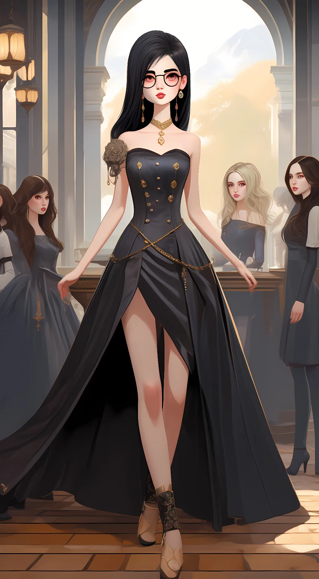 ai character: Taïna and friends background