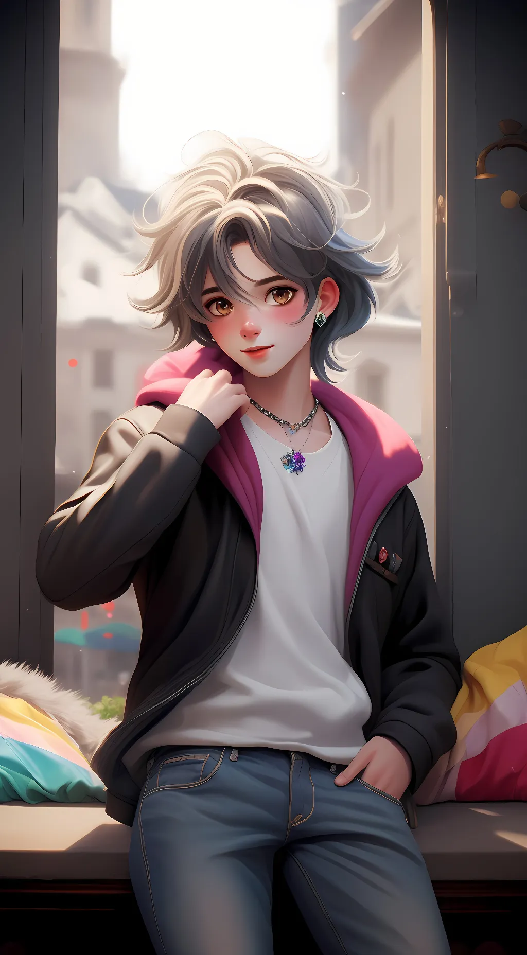 ai character: Eren background