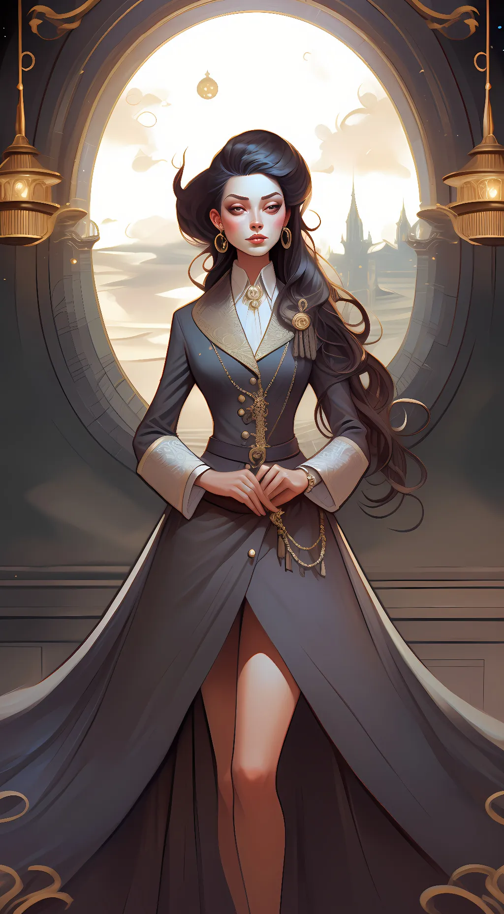 ai character: makiko fox  background