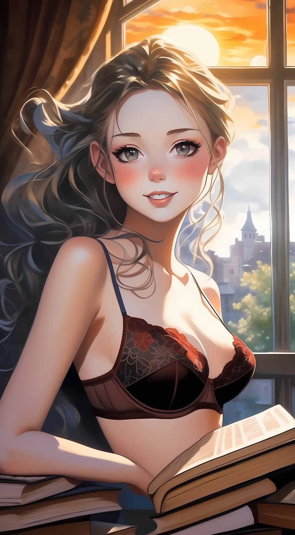 ai character: Layna background