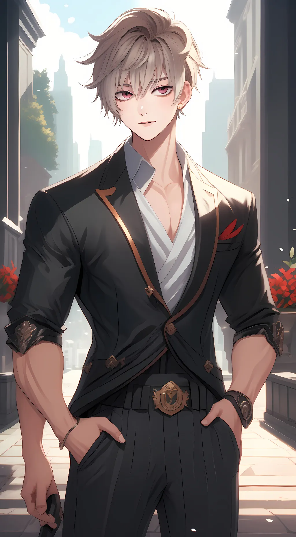 ai character: Zero background