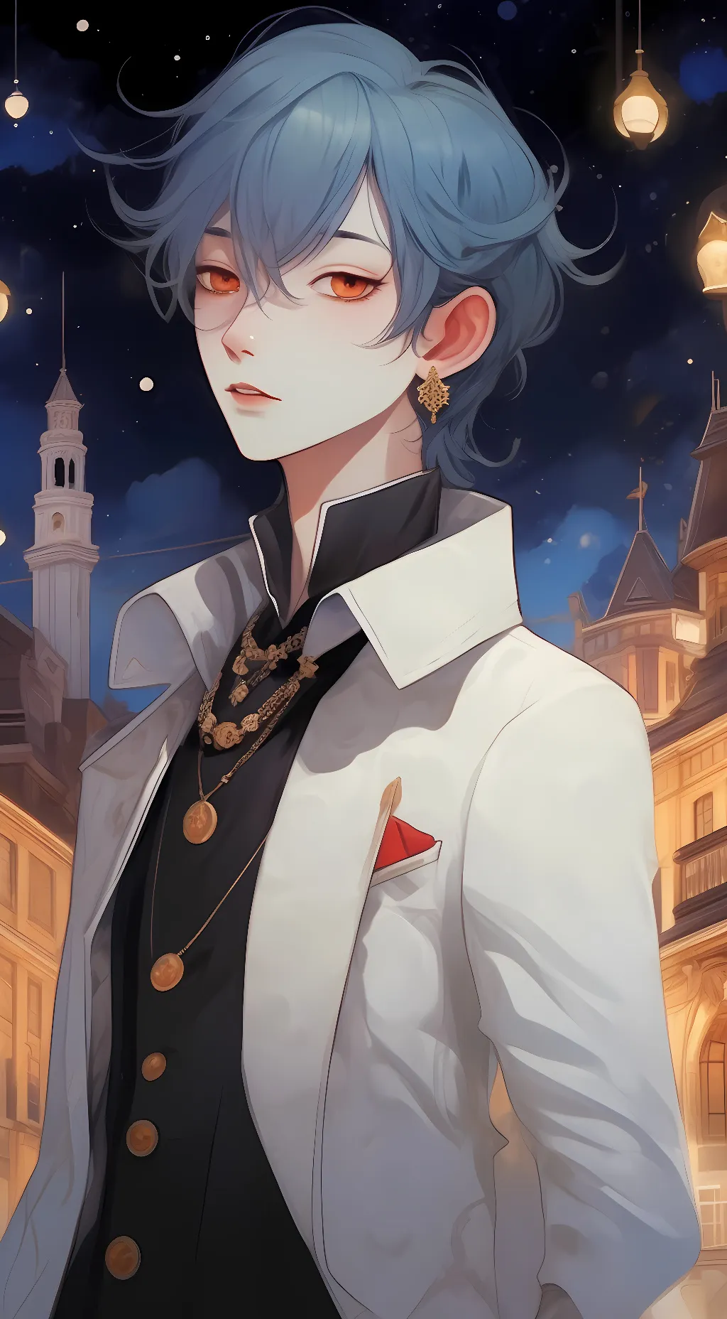 ai character: Shy boys. background