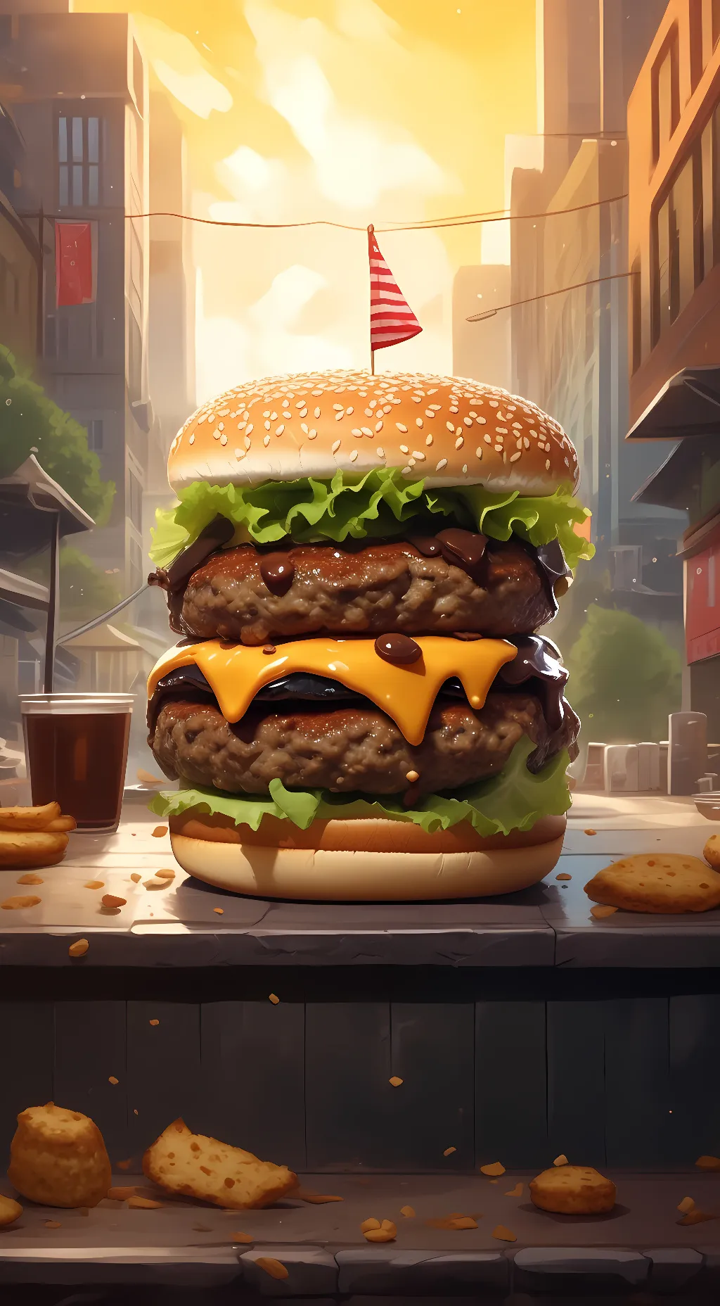 ai character: MCDONNIES CHEZBORG background