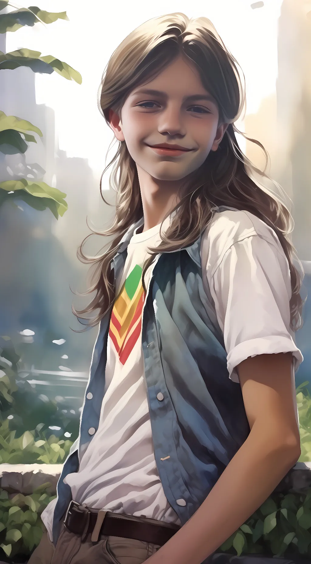 ai character: garret background