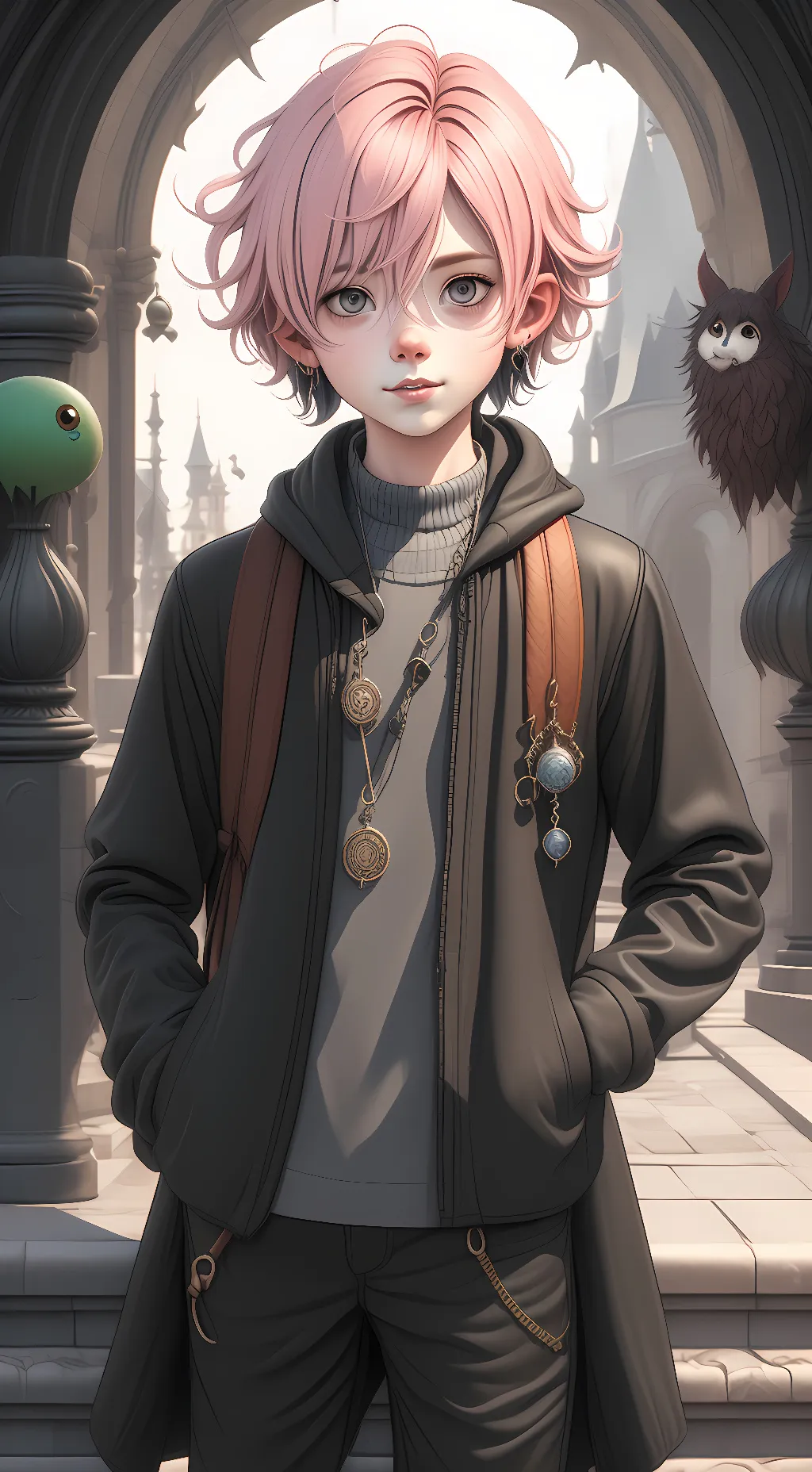 ai character: Lach  background