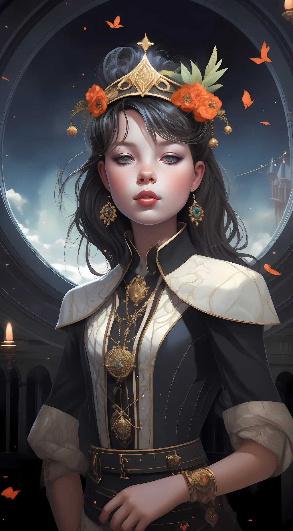 ai character: Genevieve Alexandr background