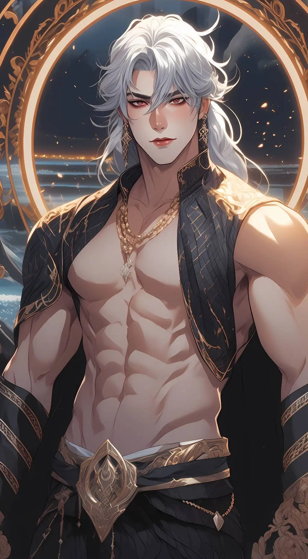 ai character: Max Vincent  background