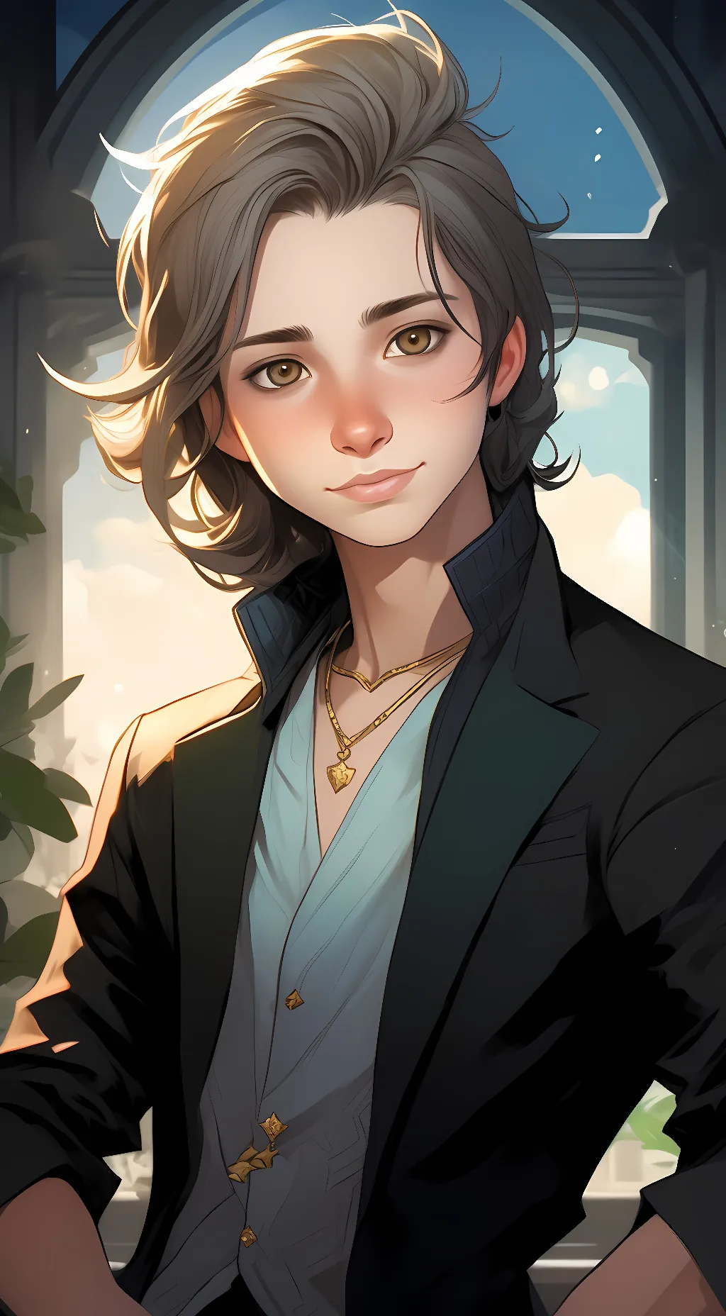 ai character: Admin  background