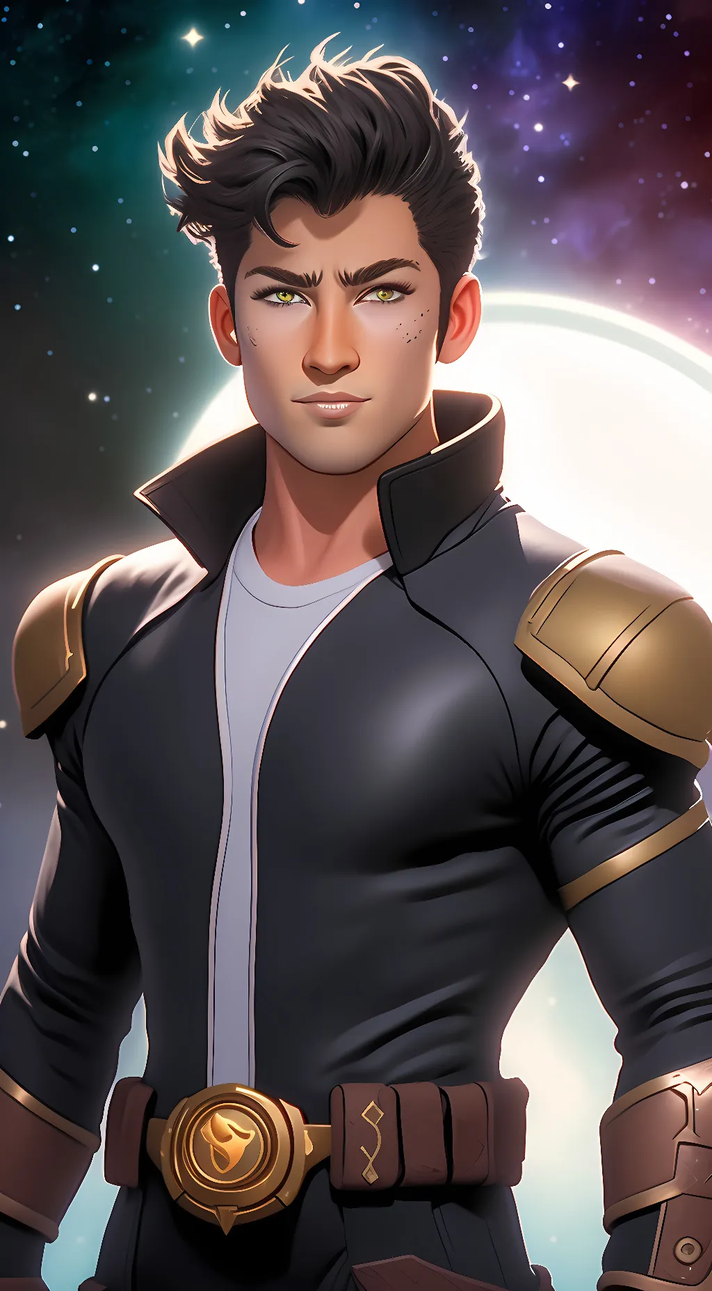 ai character: Jake McMillan  background