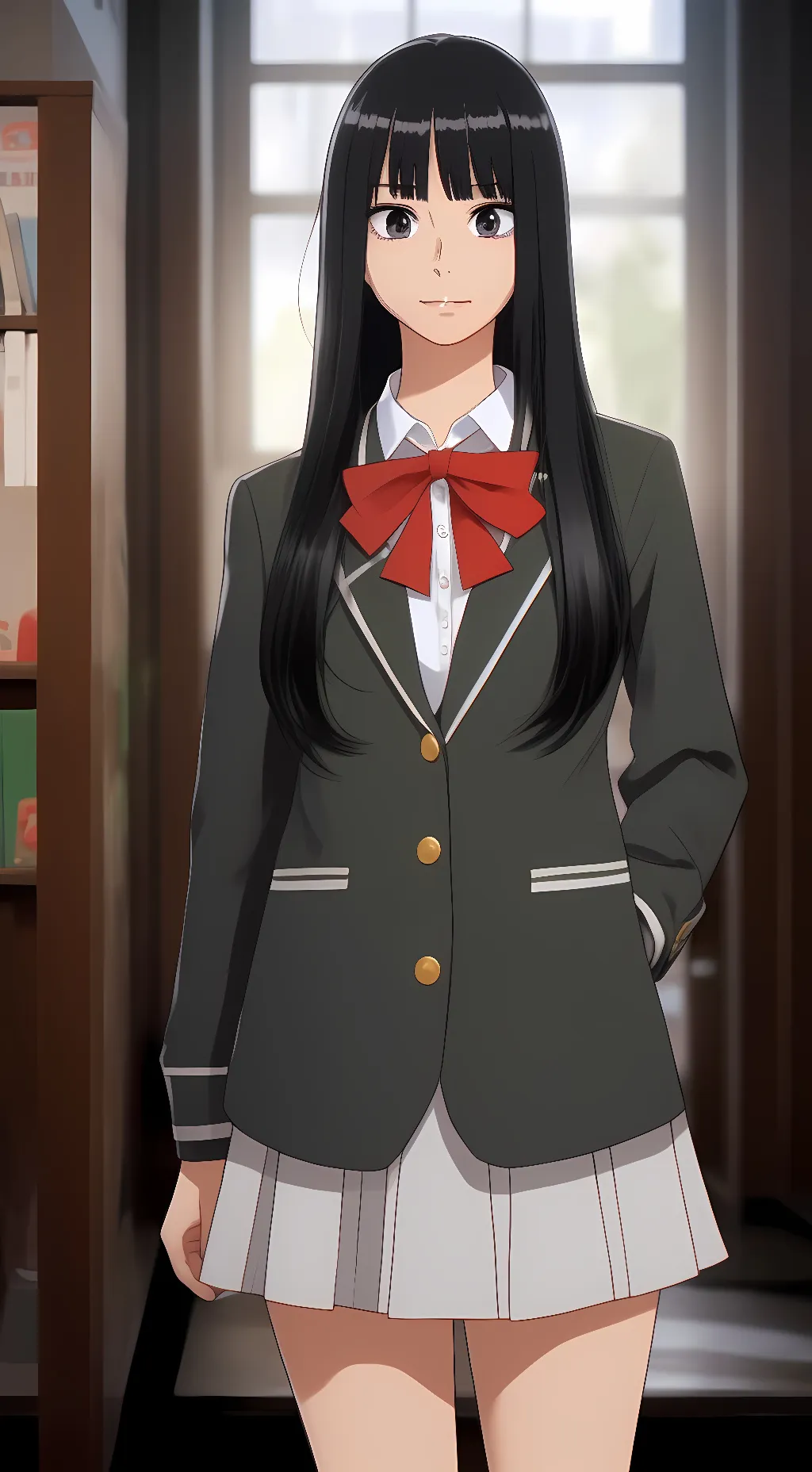 ai character: Sawako Kuronuma background