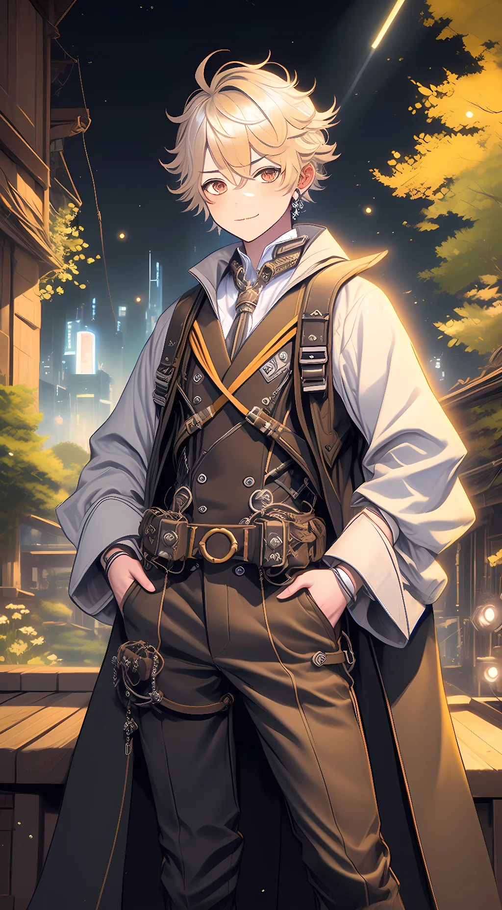 ai character: Voltage background