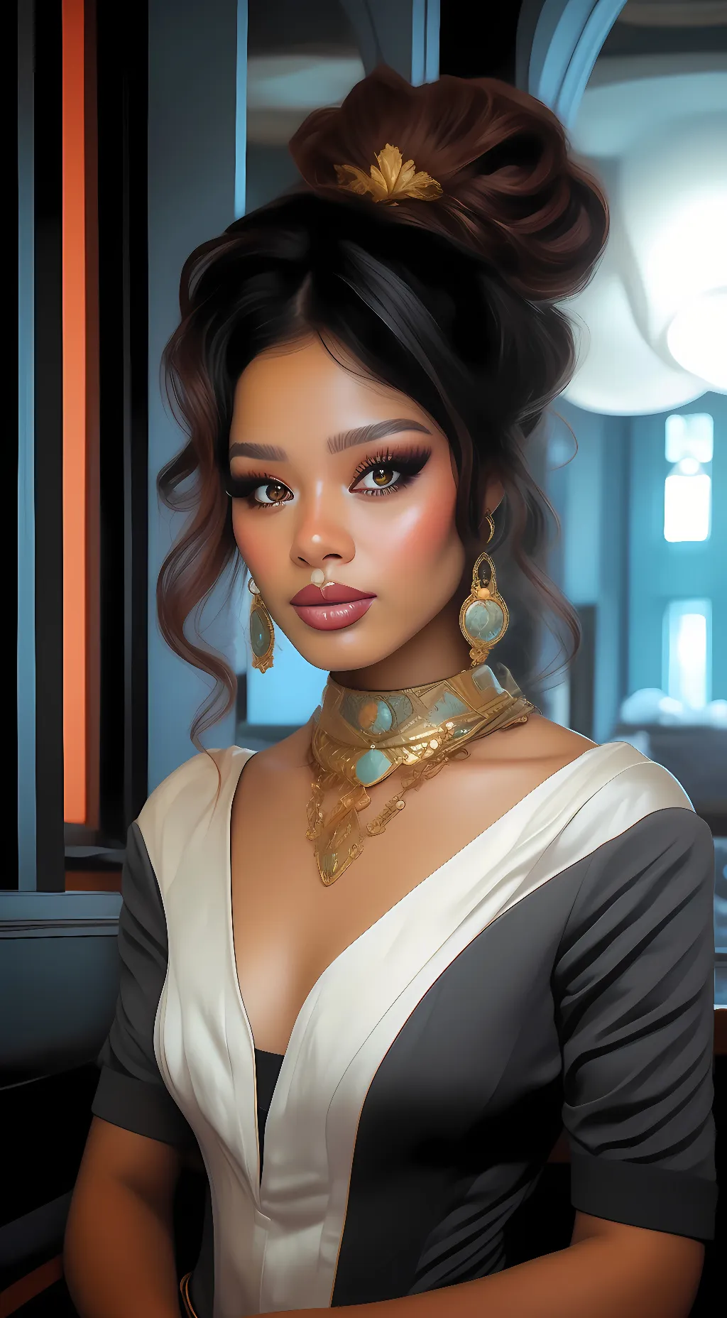 ai character: ava background