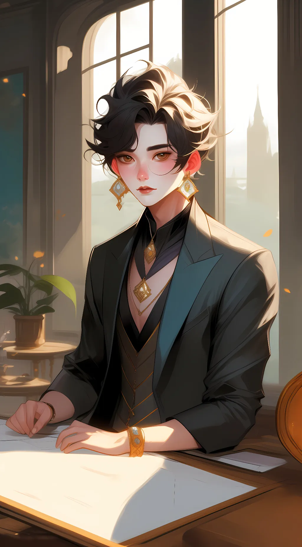 ai character: Clementine  background