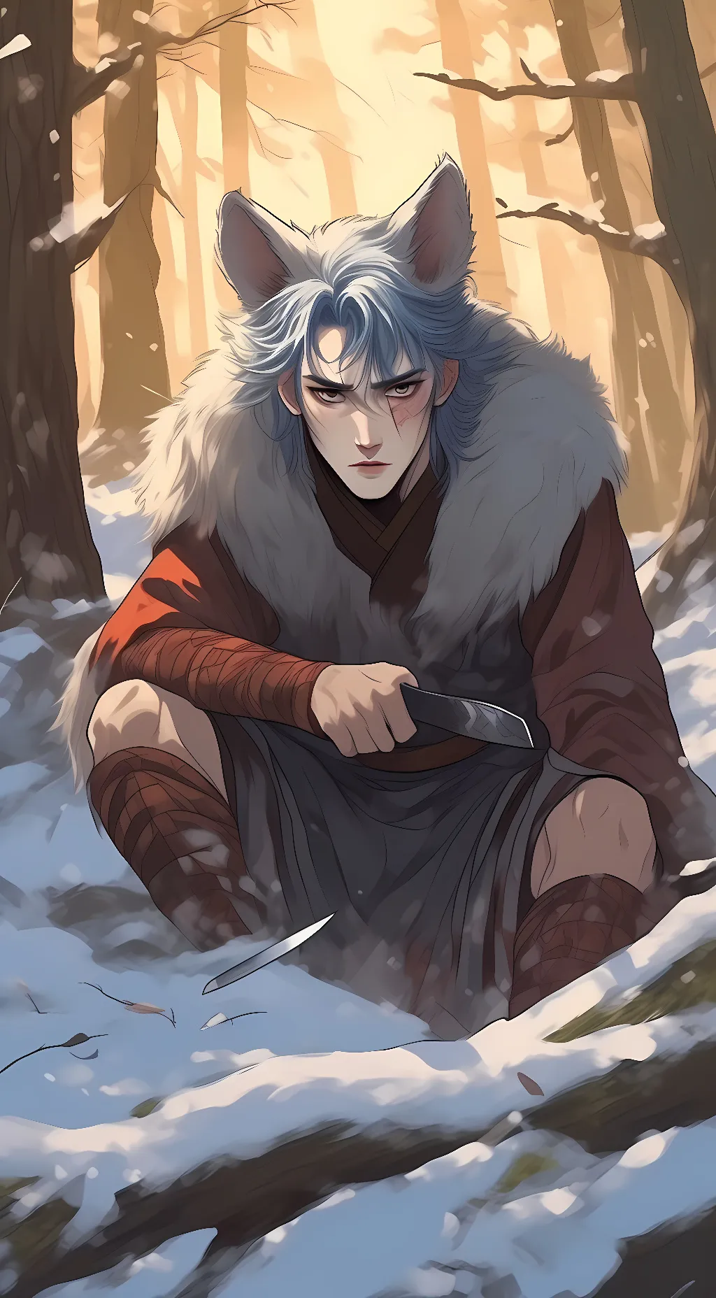 ai character: Kai alpha  background