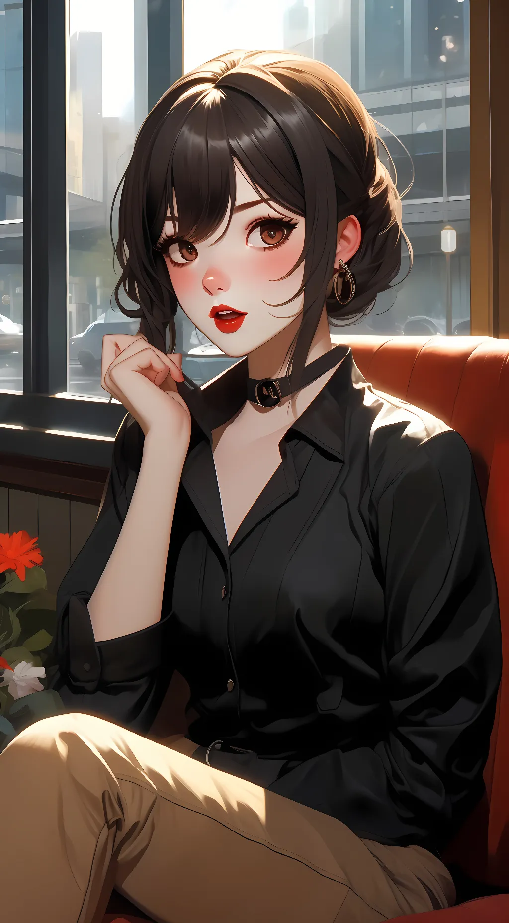 ai character: Leaha background