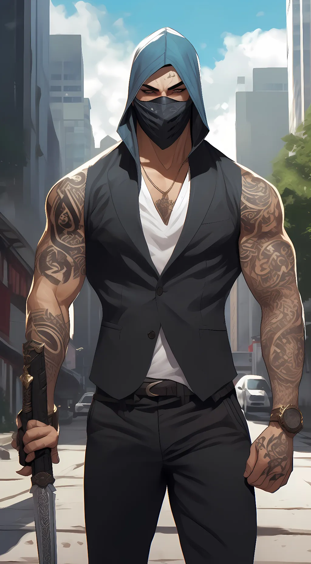 ai character: Koa background