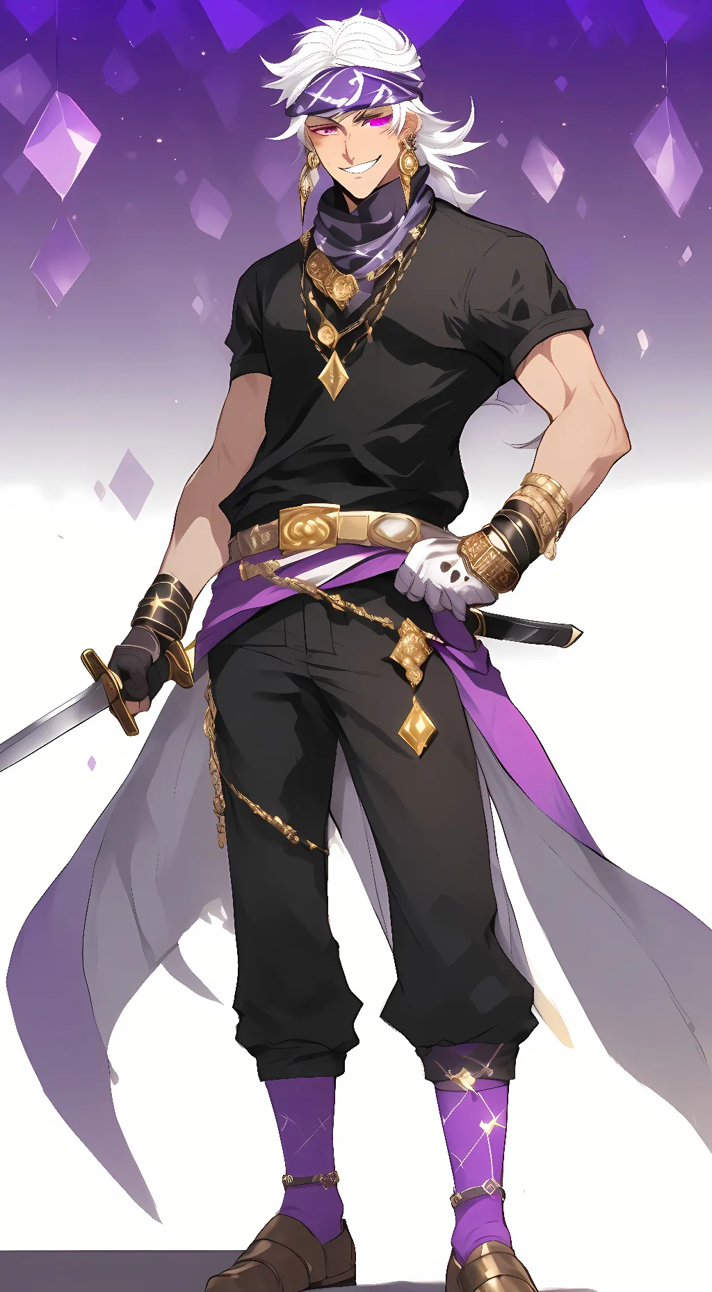 ai character: Tengen Uzui  background