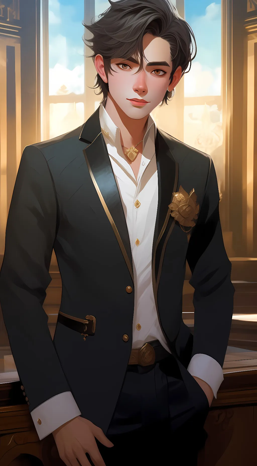 ai character: cool bff background