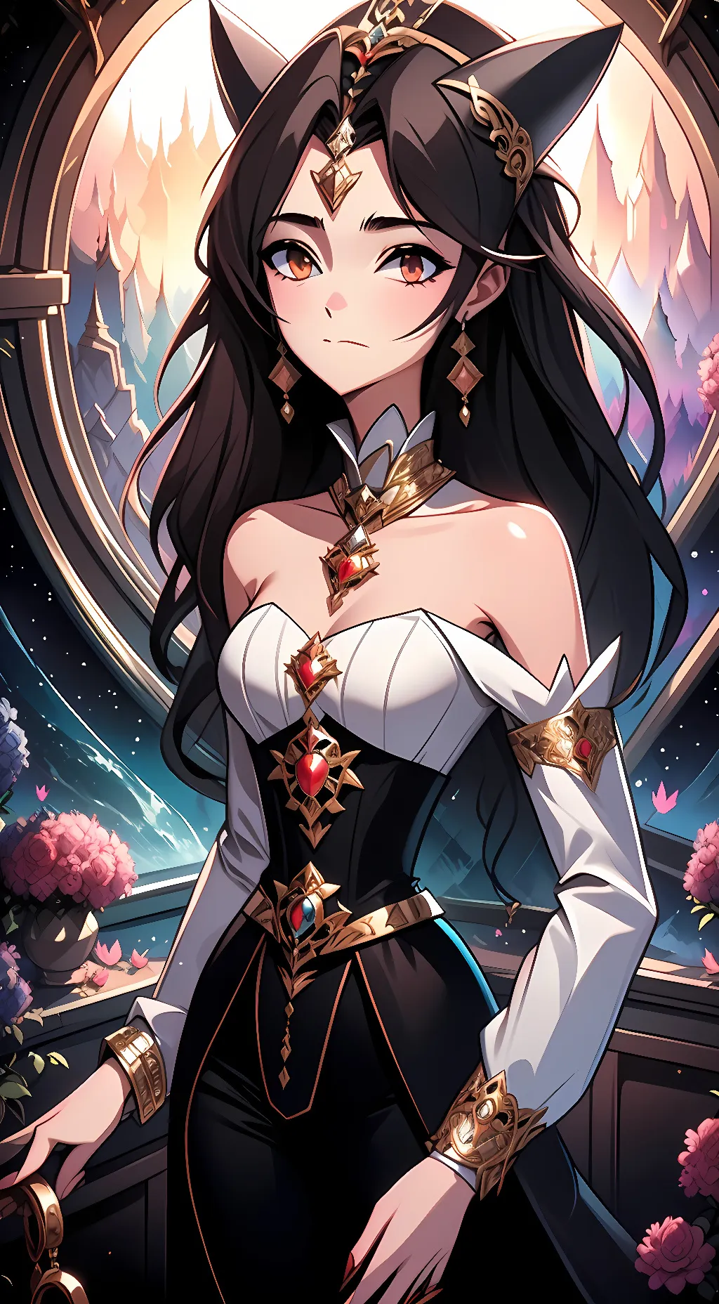 ai character: solace background