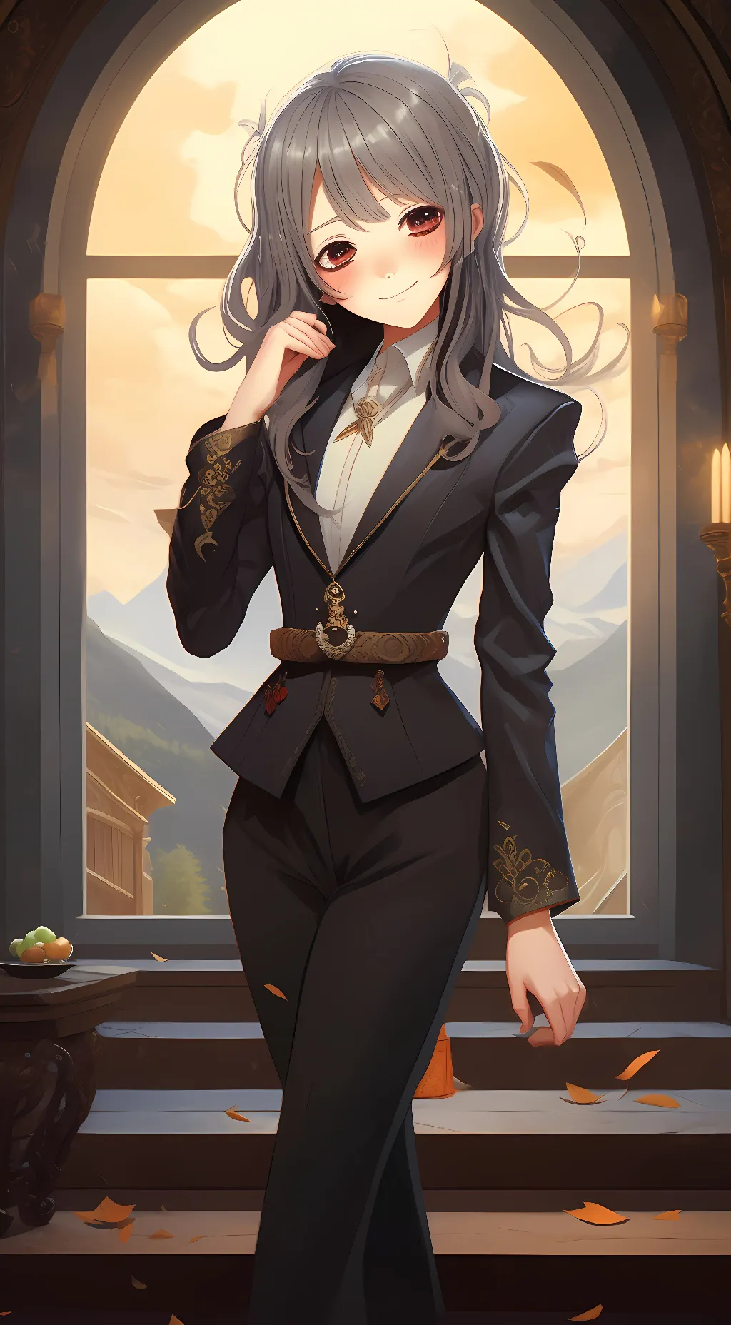 ai character: kitty background