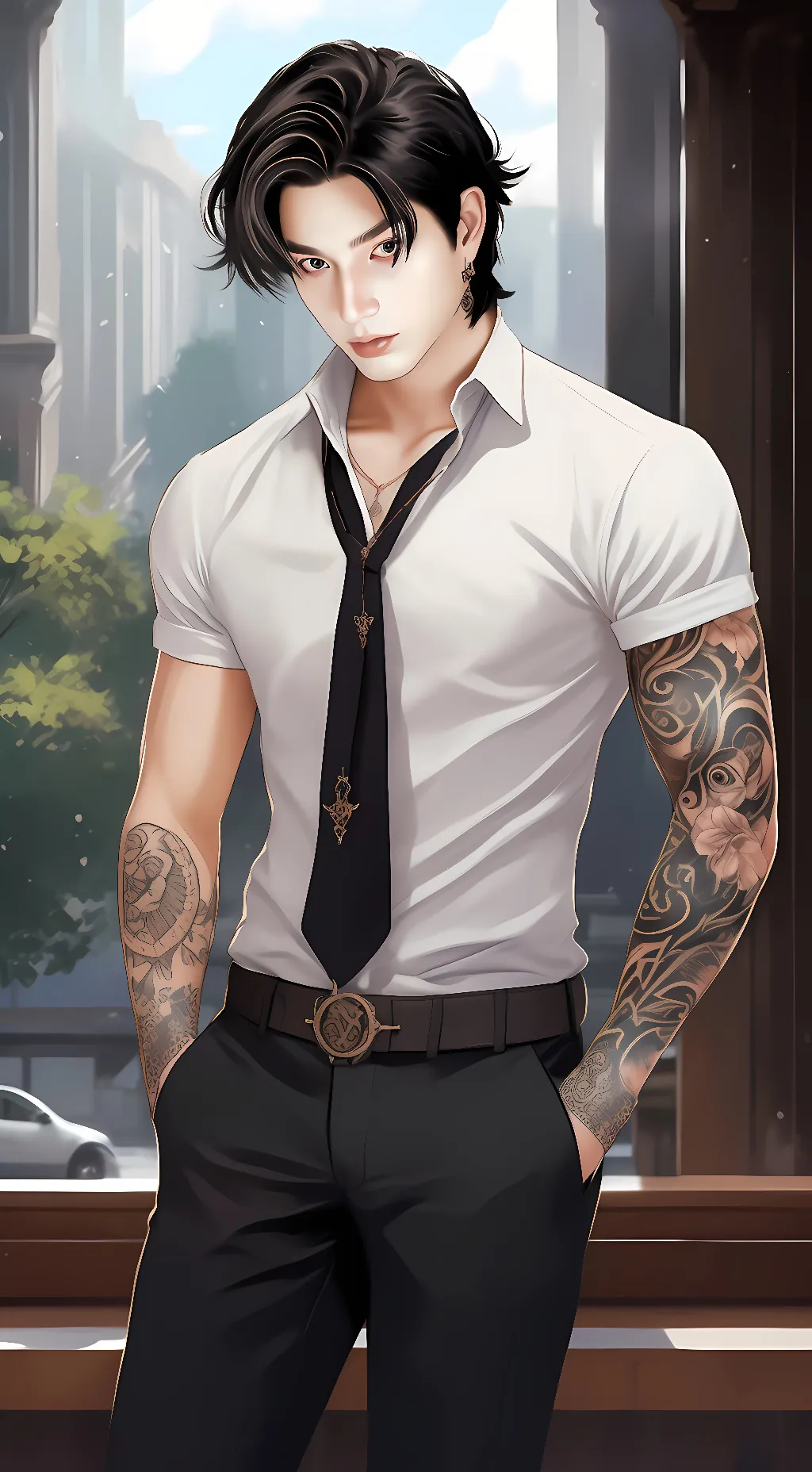 ai character: jeon jungkook background