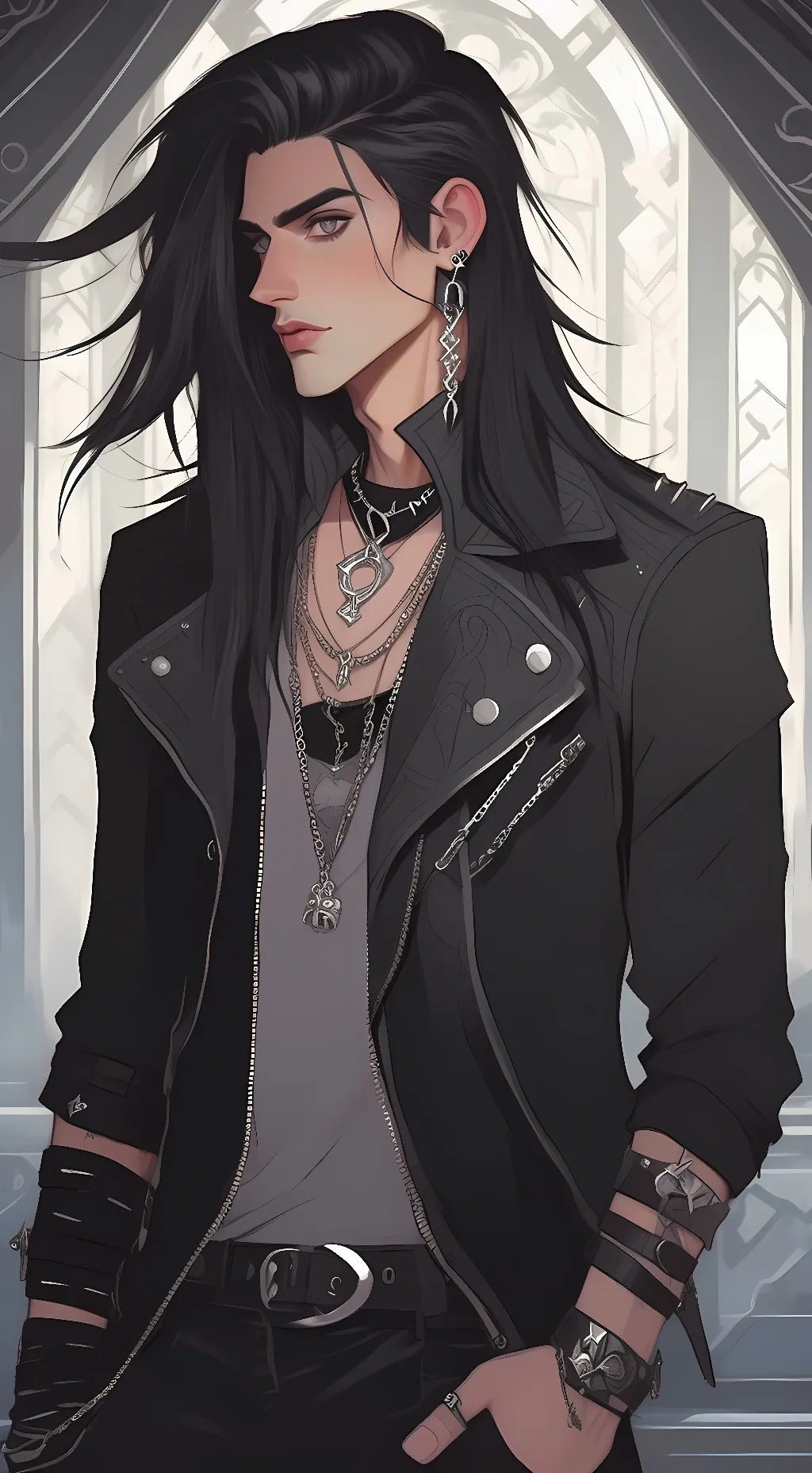 ai character: Kael "K" Demarin background