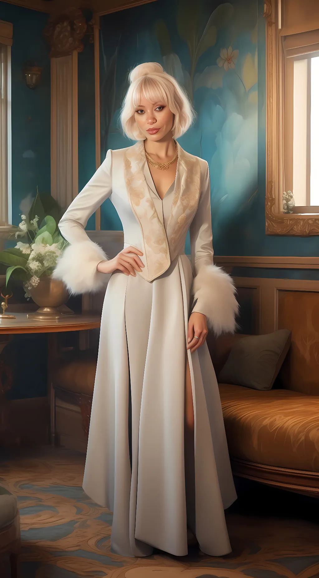 ai character: Jojo  background