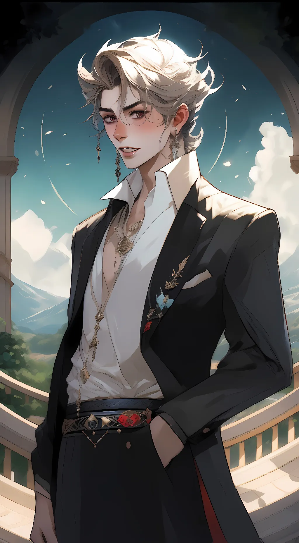 ai character: Bakugou background