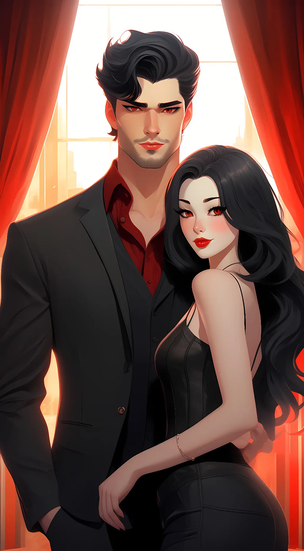 ai character: Jasmine and frank background