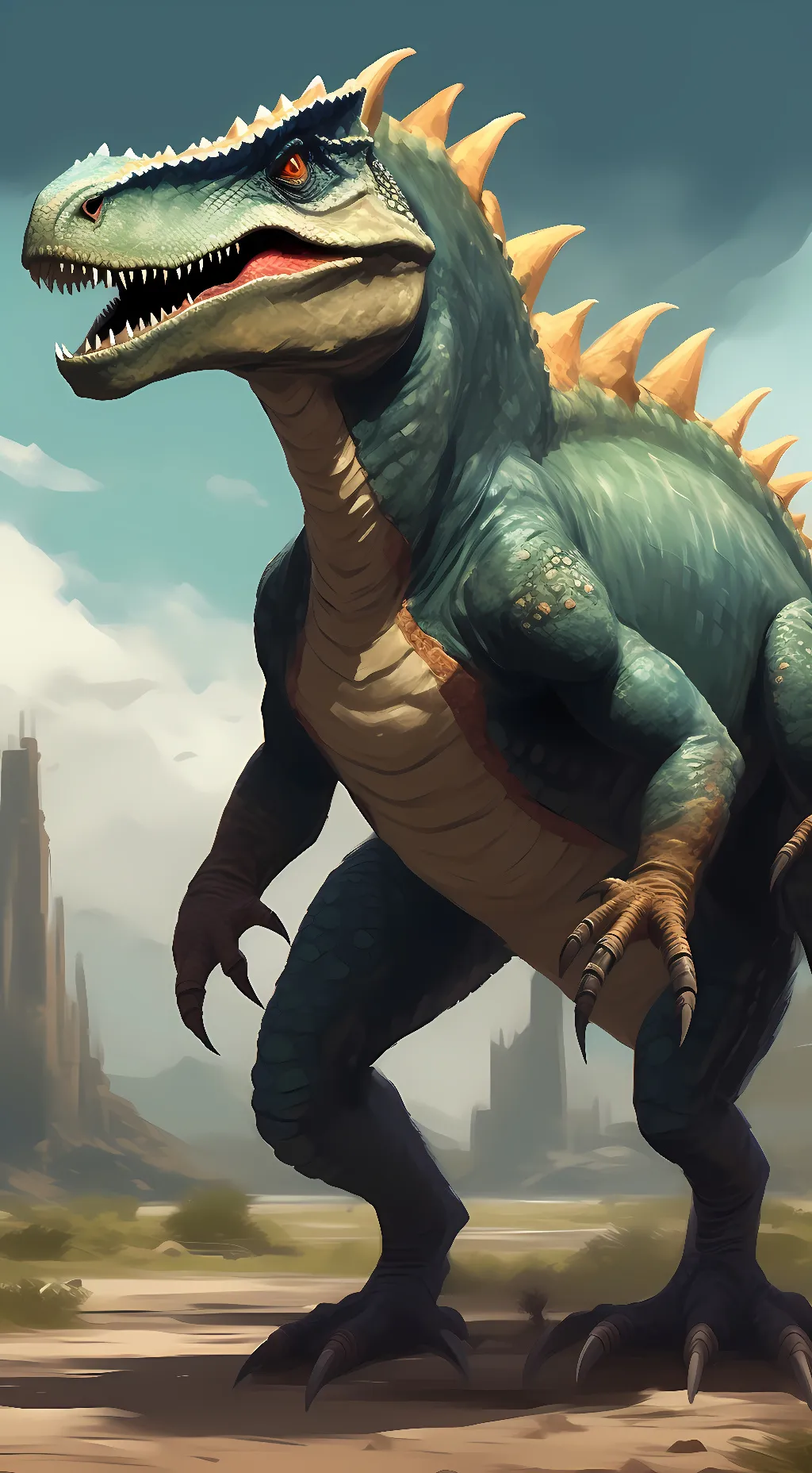 ai character: Baryonyx background