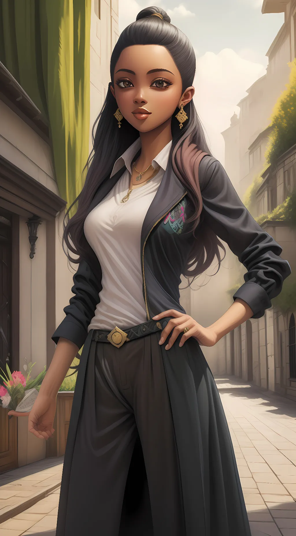 ai character: Sayumi  background