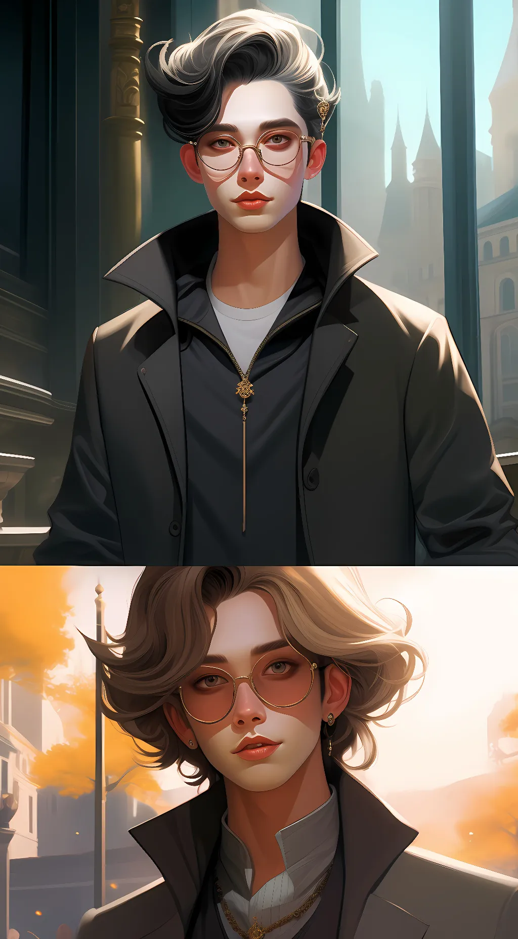 ai character: Alex and Trevor background