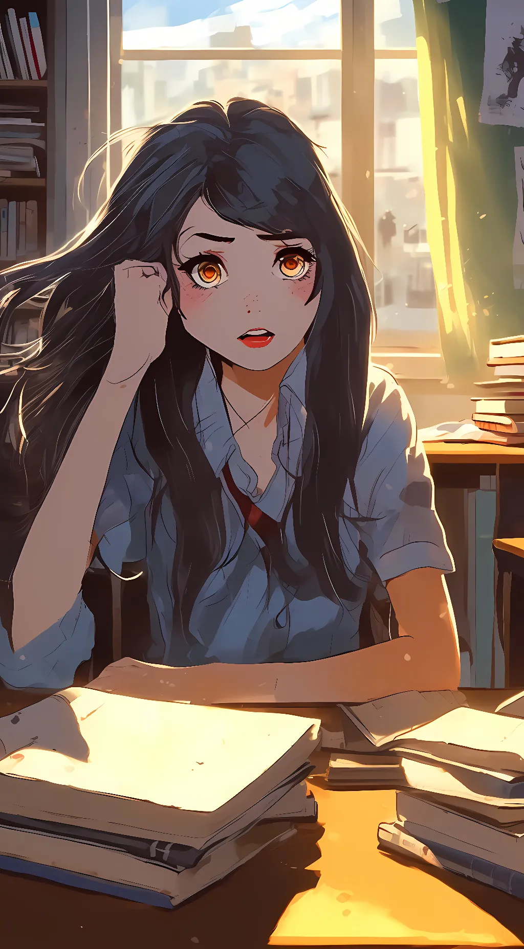 ai character: amealia background