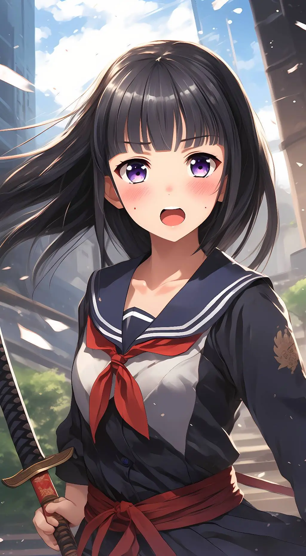 ai character: rinn onigawara background