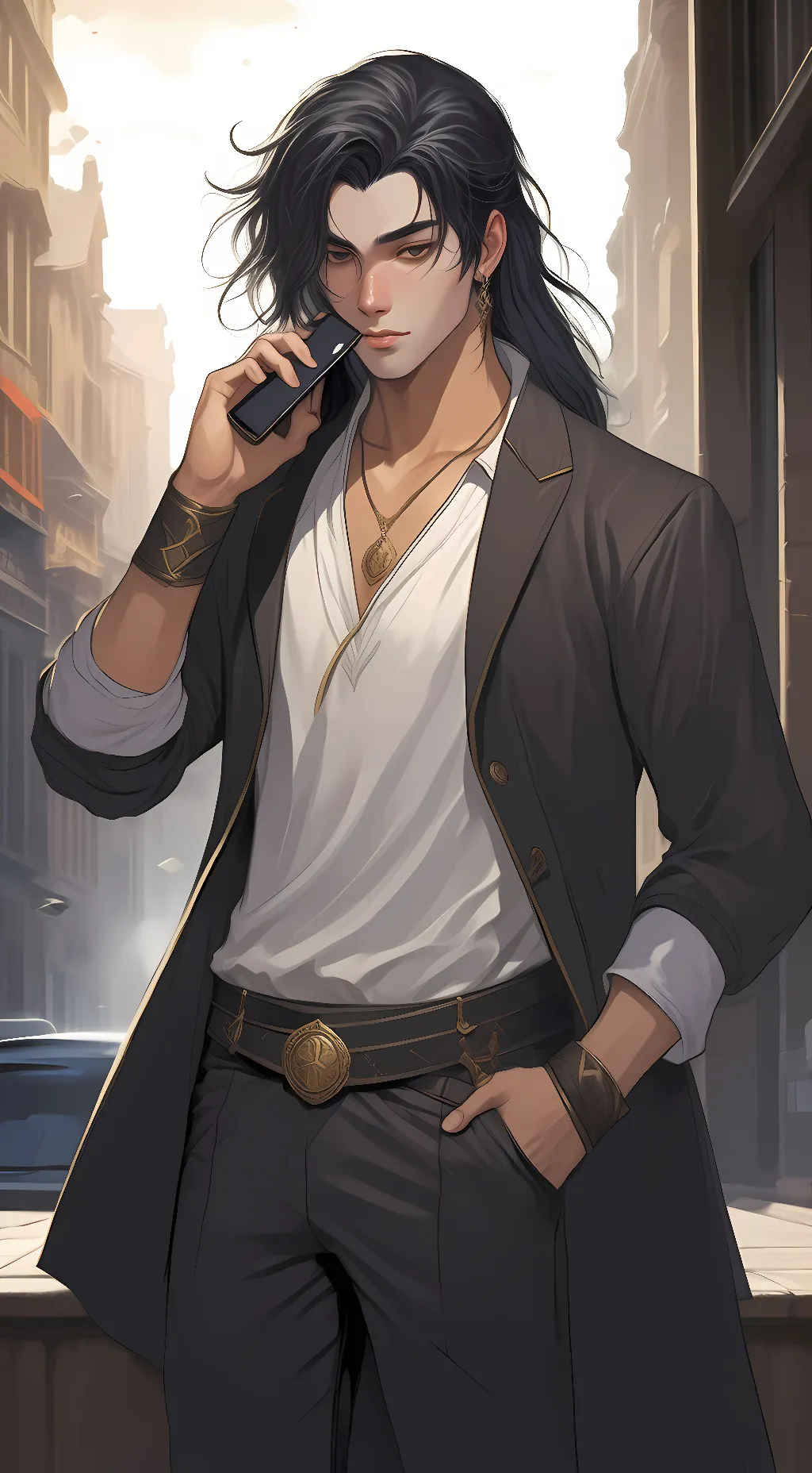 ai character: Husband Feitan background